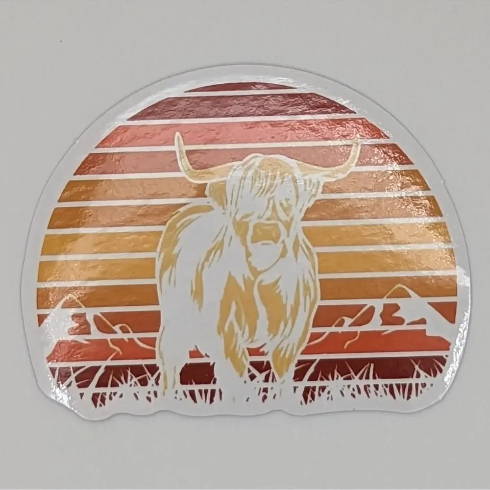 Highland Cow Sticker